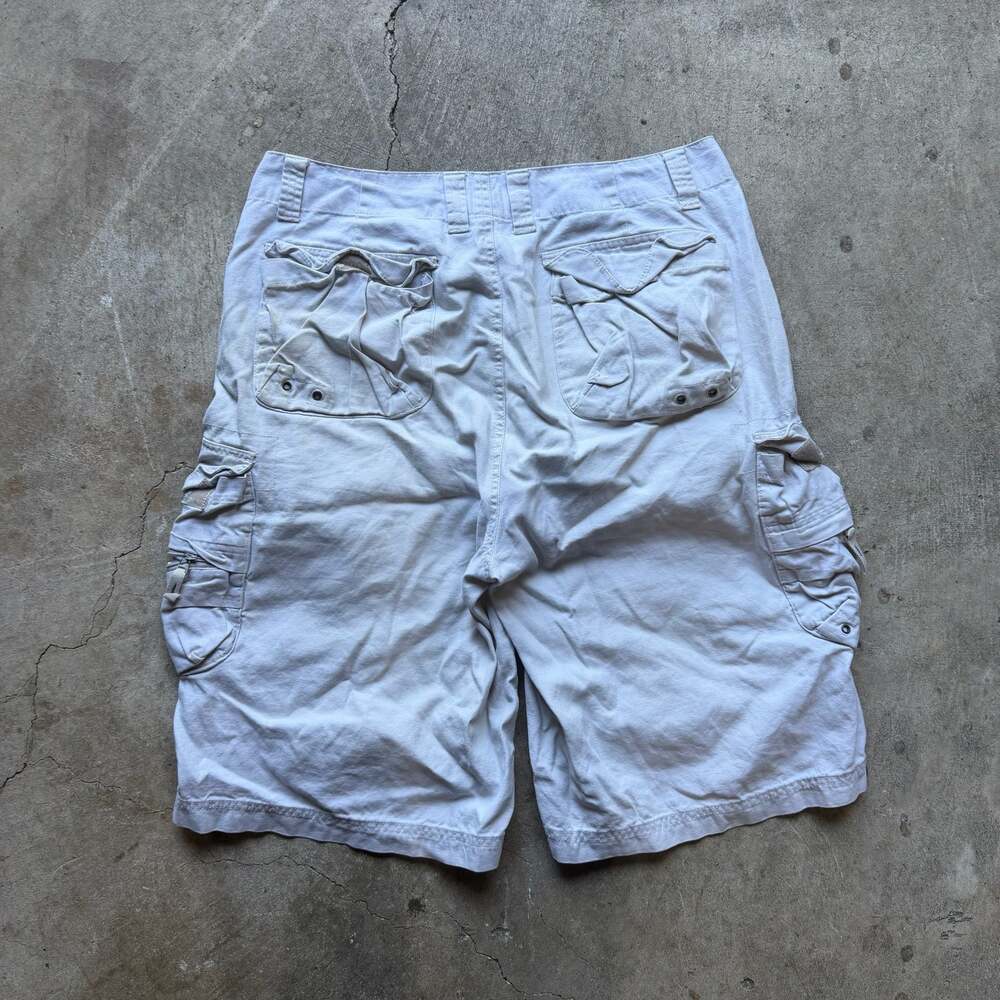 The Original Arizona Company Beige Cargo Shorts, Size 34